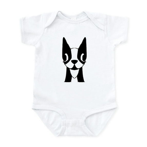 CafePress - Boston Terrier Infant Bodysuit - Baby Light Bodysuit, Size Newborn - 24 Months