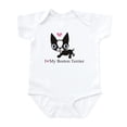 thumbnail image 1 of CafePress - Boston Terrier Infant Bodysuit - Baby Light Bodysuit, Size Newborn - 24 Months, 1 of 4