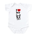thumbnail image 1 of CafePress - Boston Terrier Infant Bodysuit - Baby Light Bodysuit, Size Newborn - 24 Months, 1 of 4