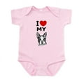 thumbnail image 1 of CafePress - Boston Terrier Infant Bodysuit - Baby Light Bodysuit, Size Newborn - 24 Months, 1 of 4