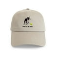 thumbnail image 1 of CafePress - Boston Terrier Life Cap - Adjustable 100% Brushed Unisex Casual Cotton Baseball Cap, Beige, 1, 1 of 2