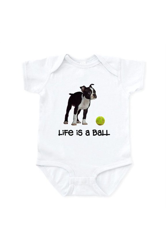 - Boston Terrier Life Infant Bodysuit - Baby Light Bodysuit, Size Newborn - 24 Months