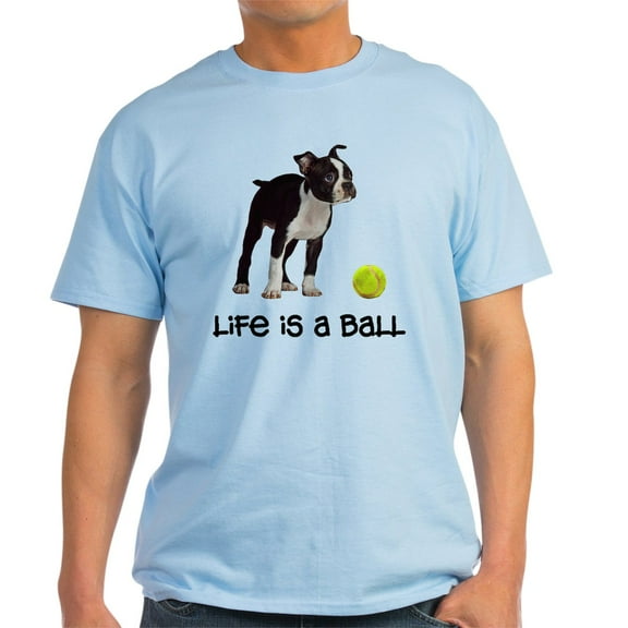 CafePress - Boston Terrier Life Light T Shirt - Men's Classic Graphic T-Shirt