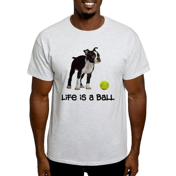 CafePress - Boston Terrier Life Light T Shirt - Men's Classic Graphic T-Shirt