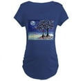 thumbnail image 1 of CafePress - Boston Terrier Love Hearts Maternity T Shirt - Maternity Dark T-Shirt, 1 of 3