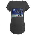 thumbnail image 1 of CafePress - Boston Terrier Love Hearts Maternity T Shirt - Maternity Dark T-Shirt, 1 of 3