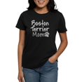 thumbnail image 1 of CafePress - Boston Terrier MOM Women's Dark T Shirt - Women's Traditional Fit Dark T-Shirt, 1 of 4