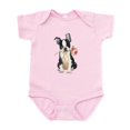 thumbnail image 1 of CafePress - Boston Terrier Rose Infant Bodysuit - Baby Light Bodysuit, Size Newborn - 24 Months, 1 of 4