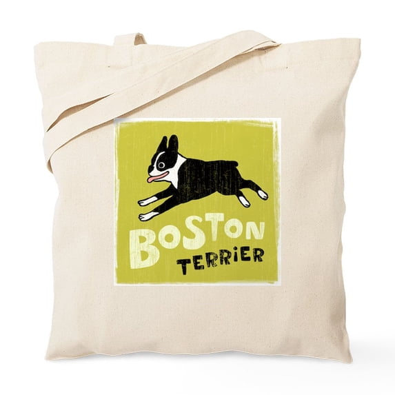 CafePress - Boston Terrier Tote Bag - Unisex Canvas Tote Bag, Beige, 1-Piece