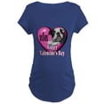 thumbnail image 1 of CafePress - Boston Terrier V Day Maternity Dark T Shirt - Maternity Dark T-Shirt, 1 of 3