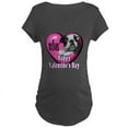 thumbnail image 1 of CafePress - Boston Terrier V Day Maternity Dark T Shirt - Maternity Dark T-Shirt, 1 of 3