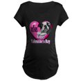 thumbnail image 1 of CafePress - Boston Terrier V Day Maternity Dark T Shirt - Maternity Dark T-Shirt, 1 of 3