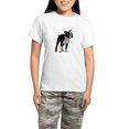 thumbnail image 1 of CafePress - Boston Terrier Women's Light Pajamas - Women's Short Sleeve Print T-Shirt and Pants Light Cotton Pajama Set, 1 of 7