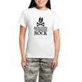 thumbnail image 1 of CafePress - Boston Terriers Rock Women's Light Pyjamas - Women's Short Sleeve Print T-Shirt and Pants Light Cotton Pajama Set, 1 of 7