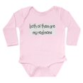 thumbnail image 1 of CafePress - Both Of Them Are My Real Moms Body Suit - Long Sleeve Cotton Baby Bodysuit, 1 of 4