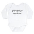 thumbnail image 1 of CafePress - Both Of Them Are My Real Moms Body Suit - Long Sleeve Cotton Baby Bodysuit, 1 of 4