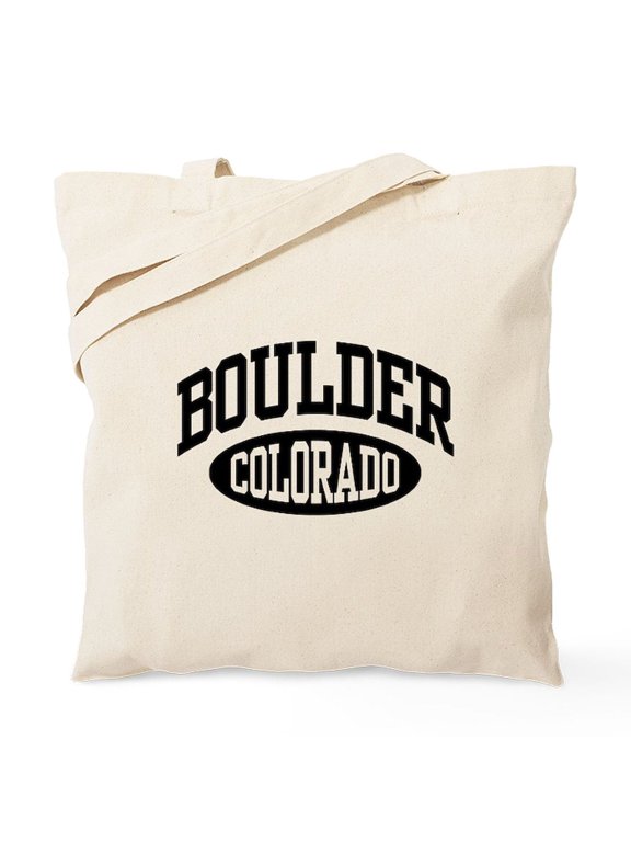- Boulder Colorado Tote Bag - Unisex Canvas Tote Bag, Beige, 1-Piece