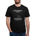 thumbnail image 1 of CafePress - Bourbon Goes In Wisdom Comes Out Whiskey L T Shirt - Mens Tri-blend T-Shirt, 1 of 4