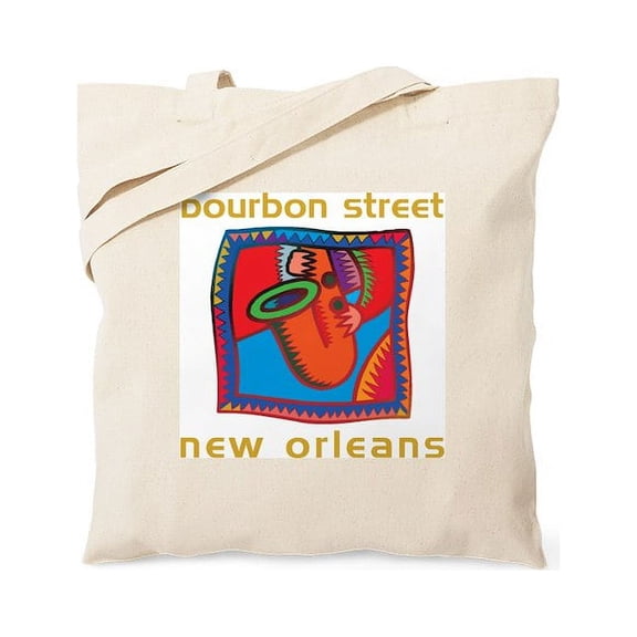 CafePress - Bourbon Street Tote Bag - Unisex Canvas Tote Bag, Beige, 1-Piece