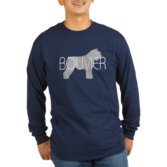 CafePress - Bouvier Dog Long Sleeve Dark T Shirt - Long Sleeve Dark T-Shirt