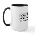 thumbnail image 1 of CafePress - Bouviersheep_Stickerbumper Large Mug - 15 oz Ceramic Large White Novelty Mug, 1 of 4