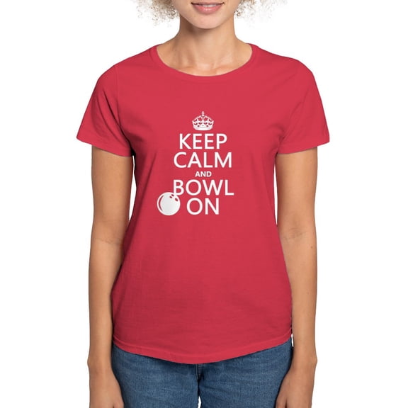 CafePress - Bowl On T Shirt - Women's Traditional Fit Dark T-Shirt