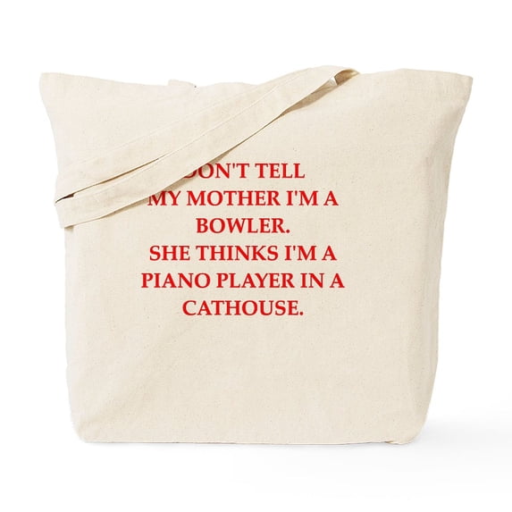 CafePress - Bowler Tote Bag - Unisex Canvas Tote Bag, Beige, 1-Piece