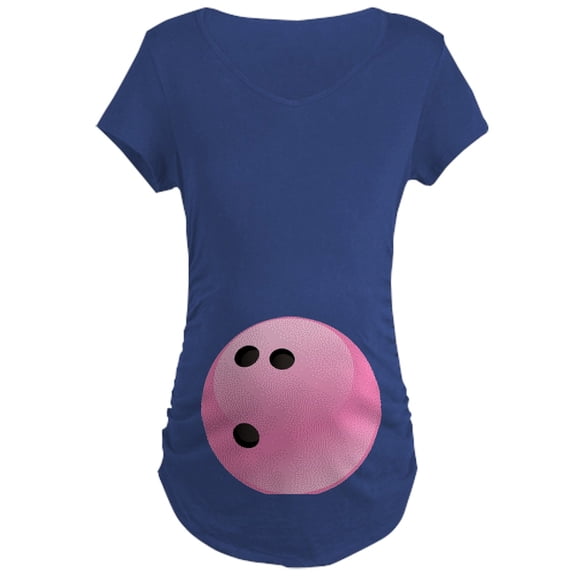 CafePress - Bowling Ball Maternity Dark T Shirt - Maternity Dark T-Shirt