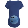 thumbnail image 1 of CafePress - Bowling Ball Maternity Dark T Shirt - Maternity Dark T-Shirt, 1 of 3