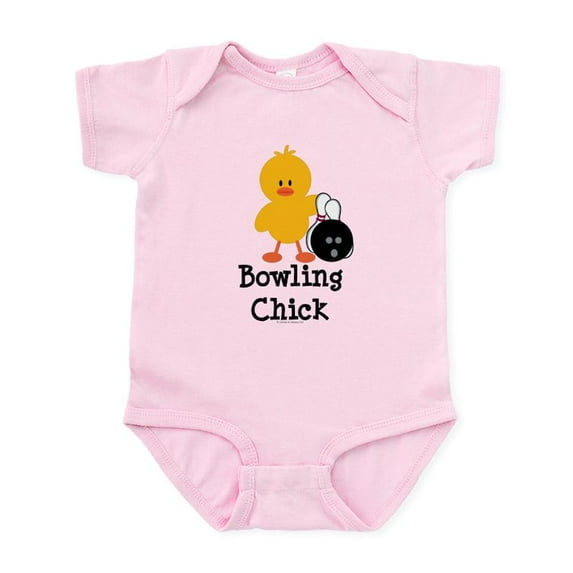 CafePress - Bowling Chick Infant Bodysuit - Baby Light Bodysuit, Size Newborn - 24 Months
