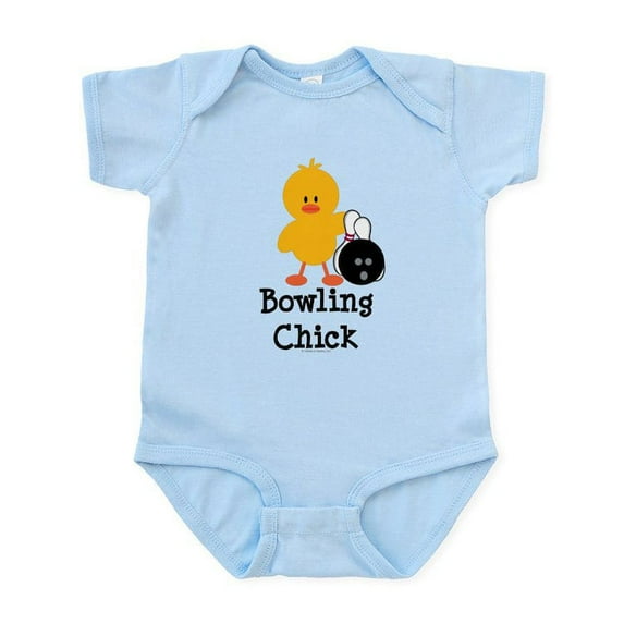 CafePress - Bowling Chick Infant Bodysuit - Baby Light Bodysuit, Size Newborn - 24 Months