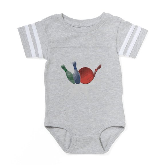 CafePress - Bowling - Cute Infant Baby Football Bodysuit