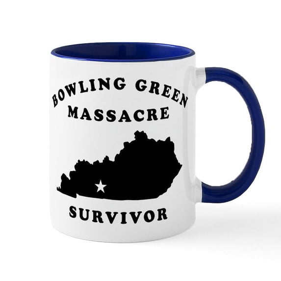 CafePress - Bowling Green Massacre Survivor - 11 oz Ceramic Mug - Novelty Coffee Tea Cup