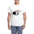 thumbnail image 1 of CafePress - Bowling Men's Light Pajamas - Men's Light Loose Fit Cotton Pajama Set, 1 of 7