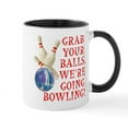 thumbnail image 1 of CafePress - Bowling Stuff Mug - 11 oz Ceramic Mug - Novelty Coffee Tea Cup, 1 of 4