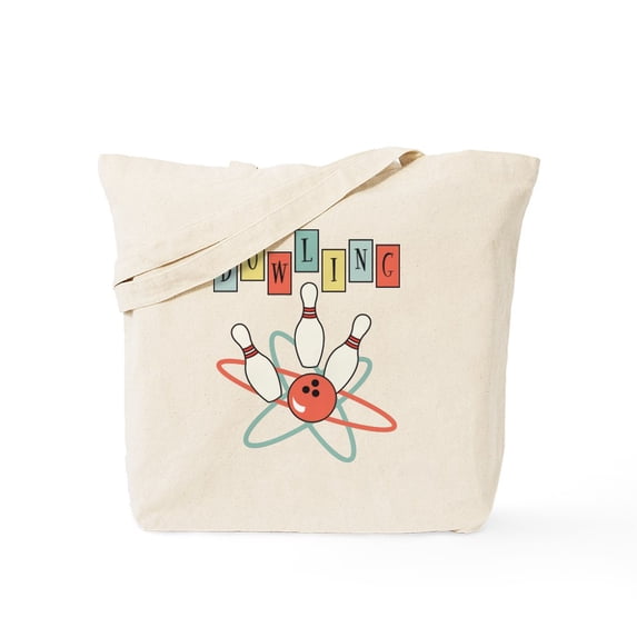 CafePress - Bowling Tote Bag - Unisex Canvas Tote Bag, Beige, 1-Piece