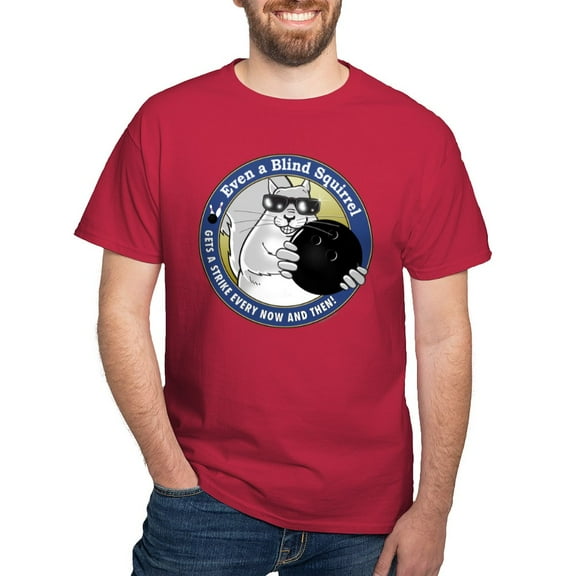 CafePress - Bowlingsquirrel T Shirt - Men's Classic Graphic Cotton T-Shirt