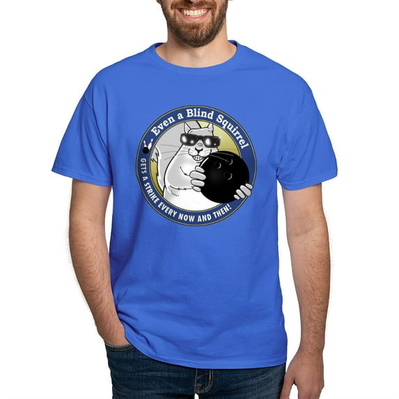 CafePress - Bowlingsquirrel T Shirt - Men's Classic Graphic Cotton T-Shirt