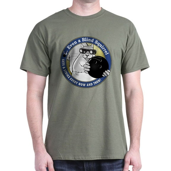 CafePress - Bowlingsquirrel T Shirt - Men's Classic Graphic Cotton T-Shirt