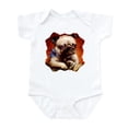thumbnail image 1 of CafePress - Bowtie Pug Puppy Infant Bodysuit - Baby Light Bodysuit, Size Newborn - 24 Months, 1 of 4
