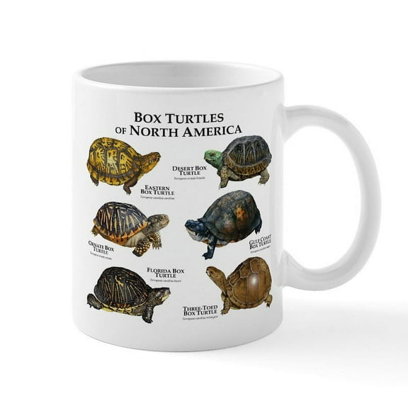 CafePress - Box Turtles Of North America Mug - 11 oz Ceramic Mug - Novelty Coffee Tea Cup