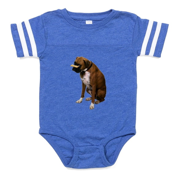 CafePress - Boxer Bone Photo.Pn... - Cute Infant Baby Football Bodysuit