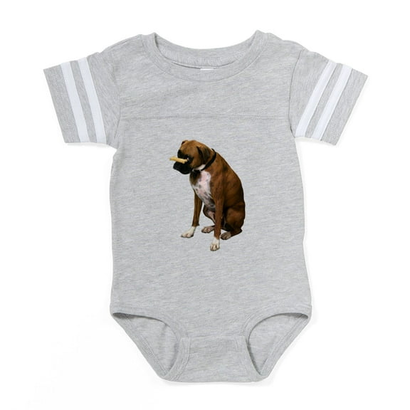CafePress - Boxer Bone Photo.Pn... - Cute Infant Baby Football Bodysuit