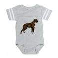 thumbnail image 1 of CafePress - Boxer - Cute Infant Baby Football Bodysuit, 1 of 3