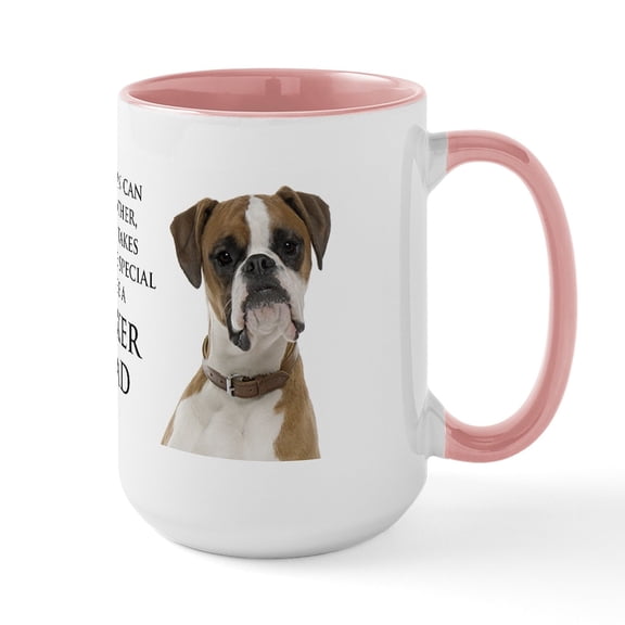 CafePress - Boxer Dad Ceramic Mug - 15 oz Ceramic Large White Novelty Mug