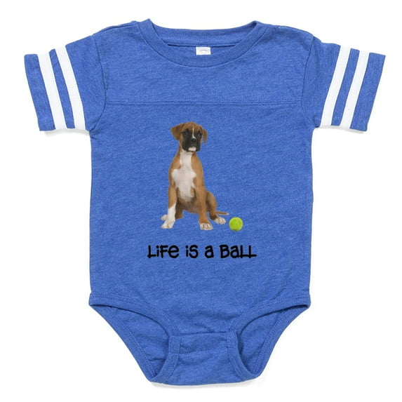 CafePress - Boxer Life - Cute Infant Baby Football Bodysuit