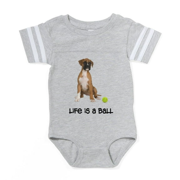 CafePress - Boxer Life - Cute Infant Baby Football Bodysuit