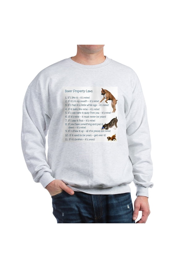 - Boxer Rules Sweatshirt - Crew Neck Sweatshirt