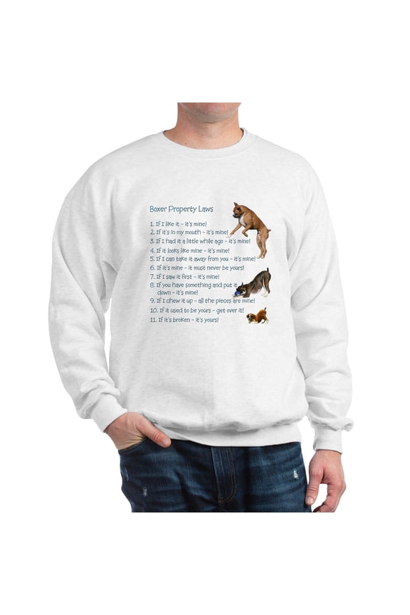 - Boxer Rules Sweatshirt - Crew Neck Sweatshirt