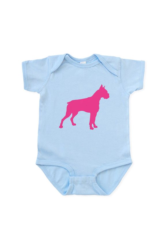 - Boxer Silhouette Baby Light Bodysuit - Baby Light Bodysuit, Size Newborn - 24 Months